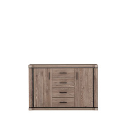 Komoda Dallas 137cm  D5 dąb truflowy - domowanie.pl