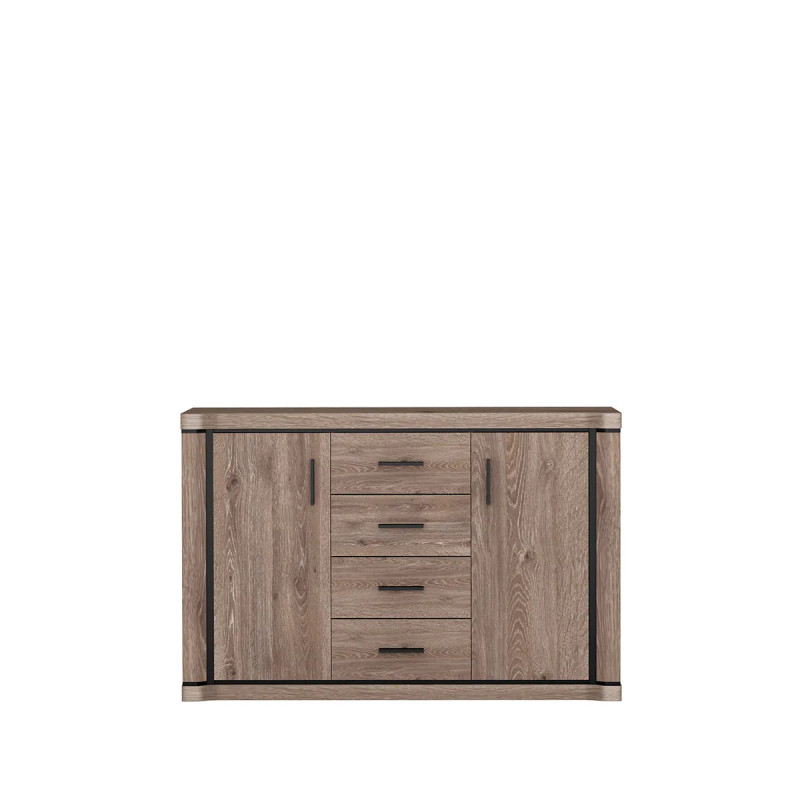 Komoda Dallas 137cm  D5 dąb truflowy - domowanie.pl