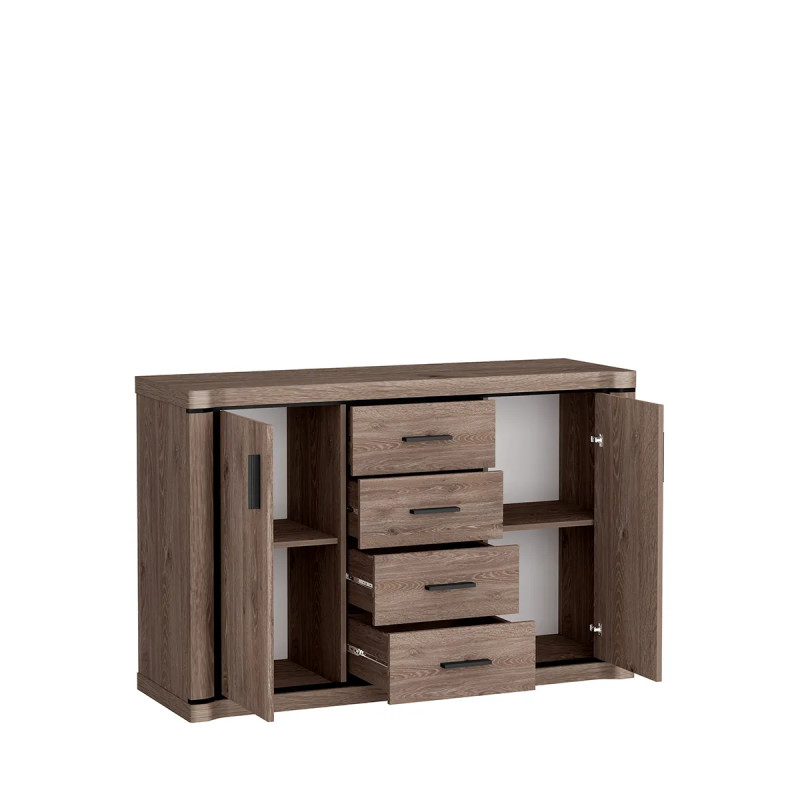 Komoda Dallas 137cm  D5 dąb truflowy - domowanie.pl