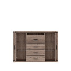 Komoda Dallas 157cm D7 dąb sonoma - domowanie.pl