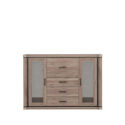 Komoda Dallas 157cm D7 dąb sonoma - domowanie.pl