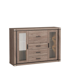 Komoda Dallas 157cm D7 dąb sonoma - domowanie.pl