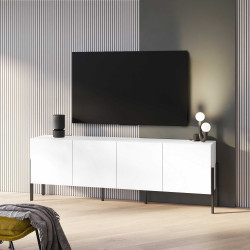 Komoda JUKON biały mat 204 cm 4D | Domowanie.pl