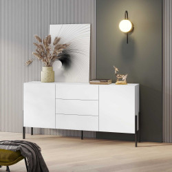 Komoda JUKON biały mat 184 cm 2D3S | Domowanie.pl