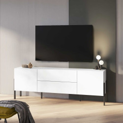 Komoda RTV JUKON biały mat 204 cm | Domowanie.pl