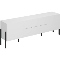 Komoda RTV JUKON biały mat 204 cm | Domowanie.pl