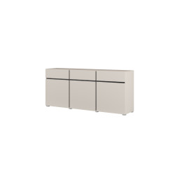 Komoda 3D3S Cross 43 Kaszmir/Czarny Helvetia Wieruszów