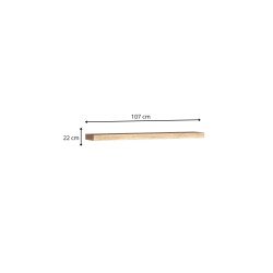 Połka Dallas 107cm D10 dąb sonoma - domowanie.pl