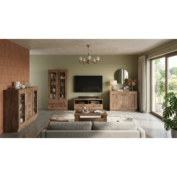 Komoda 90cm Tadeusz T2 dąb lefkas - domowanie.pl