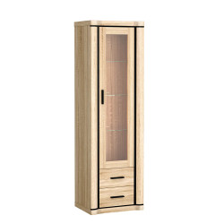 Witryna Dallas 58cm D16 dąb sonoma - domowanie.pl