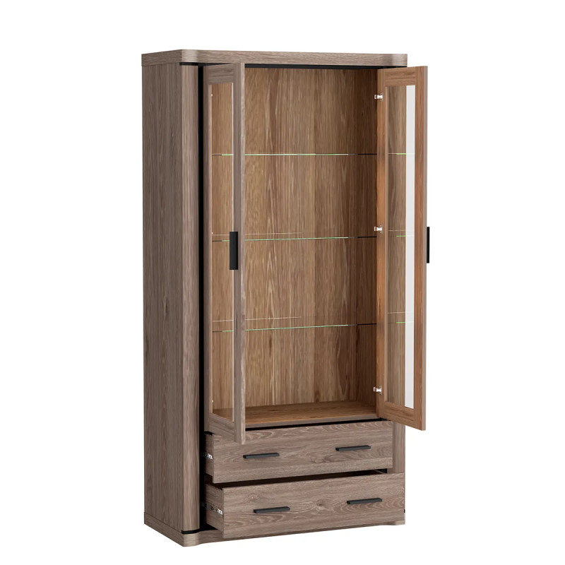 Witryna Dallas 97cm D17 dąb truflowy - domowanie.pl