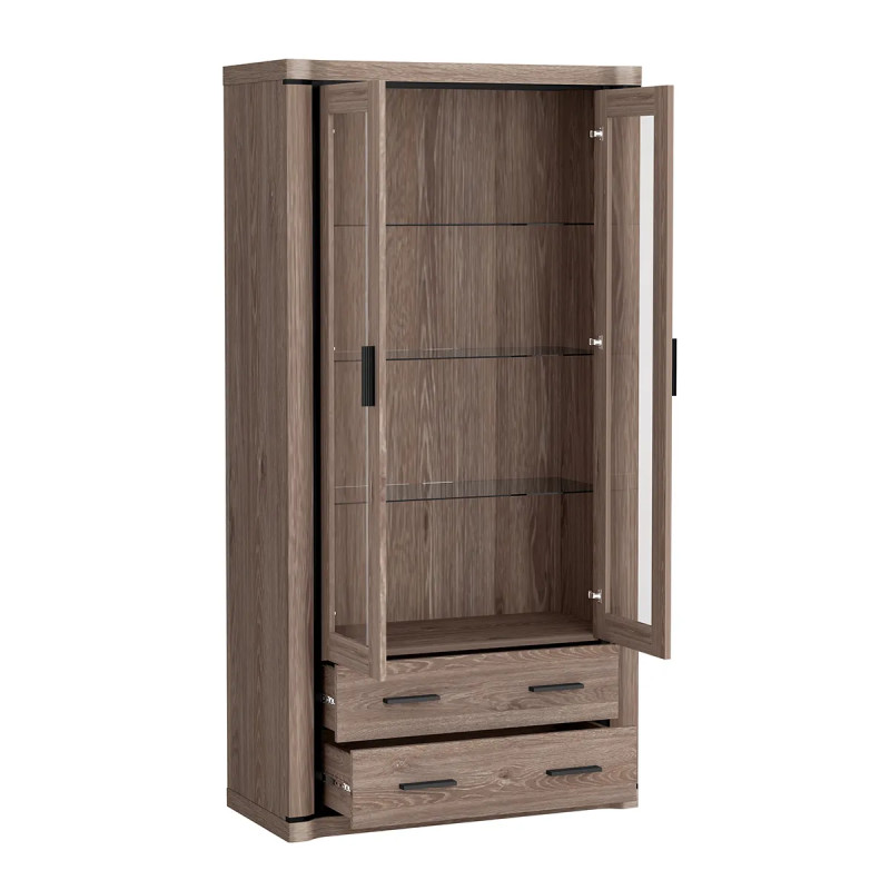 Witryna Dallas 97cm D17 dąb truflowy - domowanie.pl