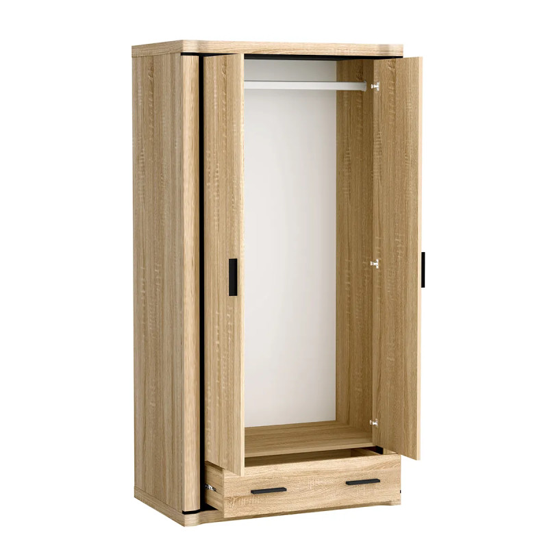 Szafa Dallas 97cm D20 dąb sonoma - domowanie.pl