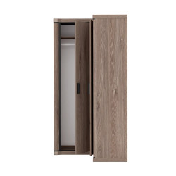 Szafa narożna Dallas 114cm D21 dąb truflowy - domowanie.pl