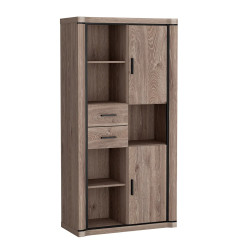 Regał Dallas 97cm D23 dąb truflowy - domowanie.pl