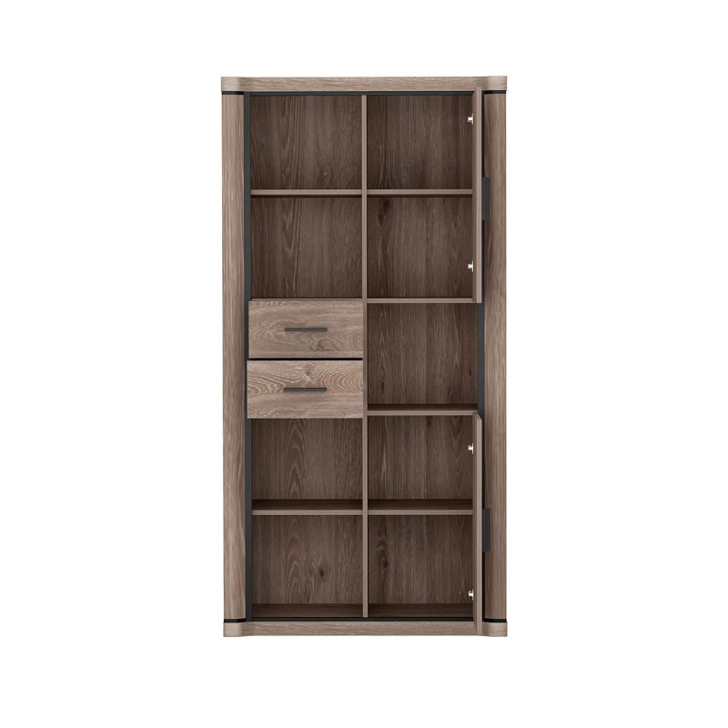 Regał Dallas 97cm D23 dąb truflowy - domowanie.pl