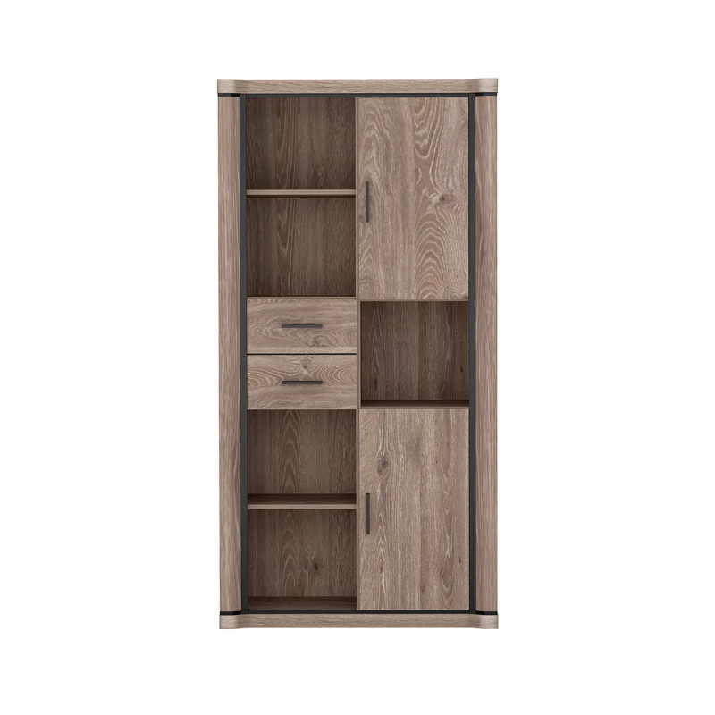 Regał Dallas 97cm D23 dąb truflowy - domowanie.pl