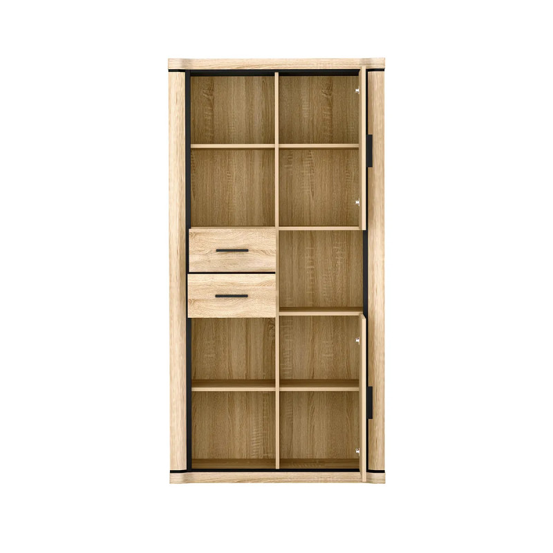 Regał Dallas 97cm D23 dąb sonoma - domowanie.pl