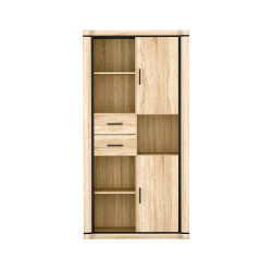 Regał Dallas 97cm D23 dąb sonoma - domowanie.pl