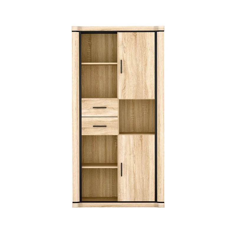 Regał Dallas 97cm D23 dąb sonoma - domowanie.pl