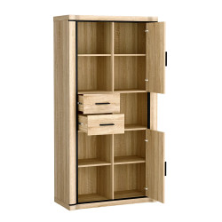 Regał Dallas 97cm D23 dąb sonoma - domowanie.pl