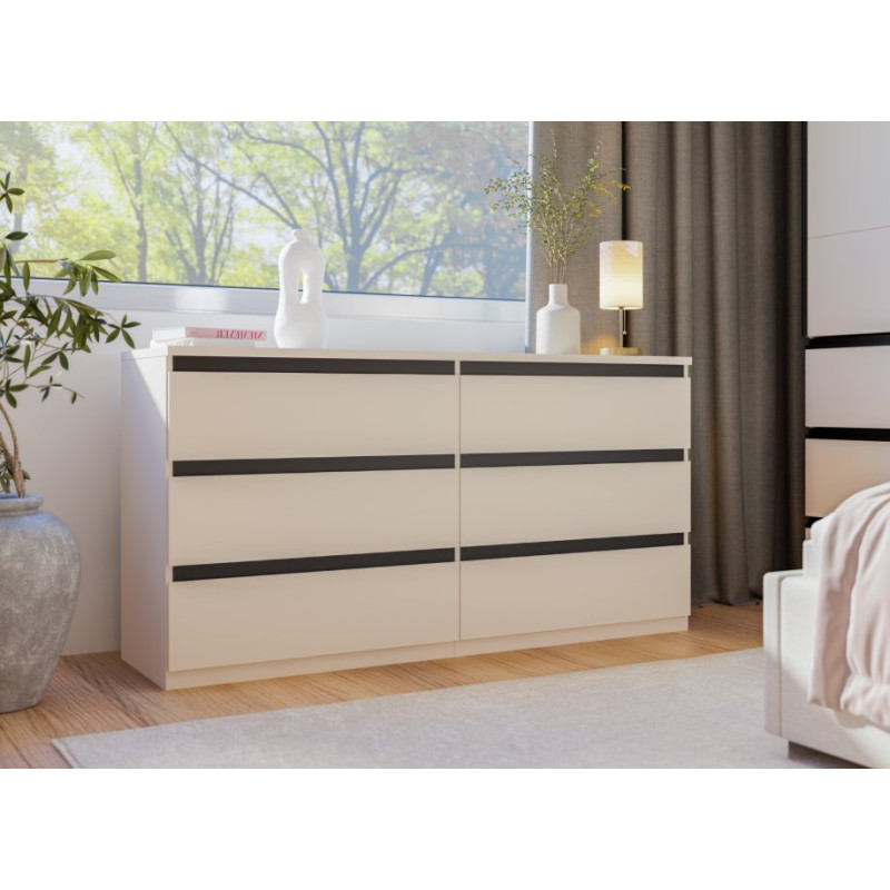 Edmore EMOK221 piaskowy – szeroka komoda 150 cm