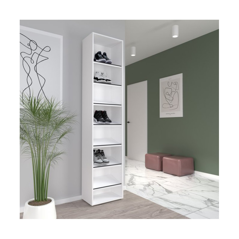 Regał na buty Canberra CNBD811biały | Meble Forte
