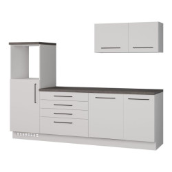 Zestaw kuchenny Novacool NVLSET10 biały/grey rock