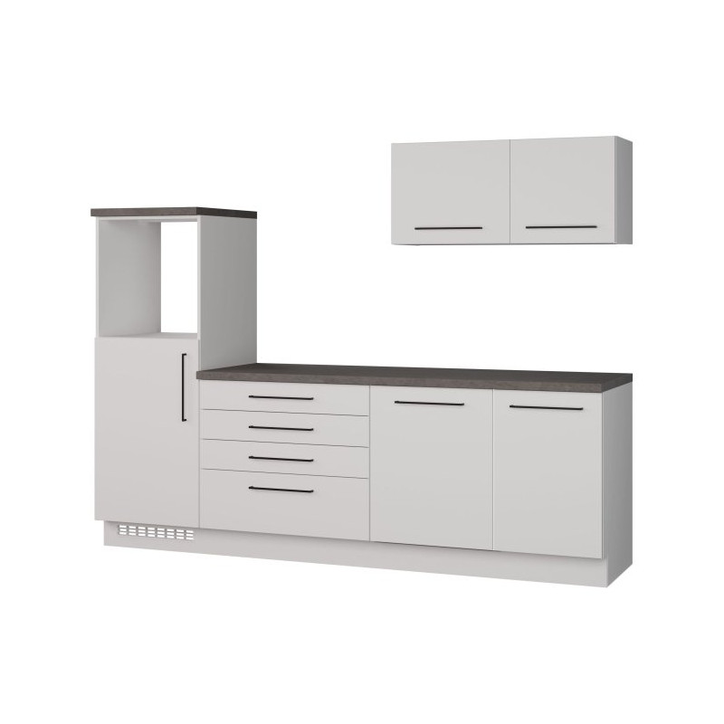 Zestaw kuchenny Novacool NVLSET10 biały/grey rock