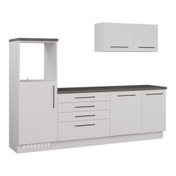 Zestaw kuchenny Novacool NVLSET10 biały/grey rock