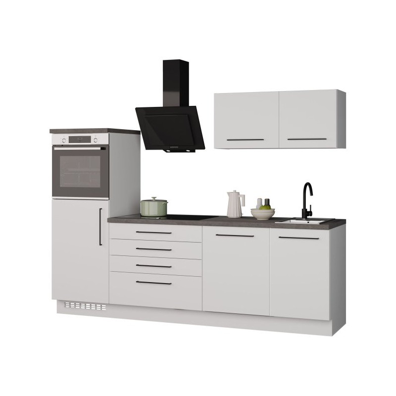 Zestaw kuchenny Novacool NVLSET10 biały/grey rock