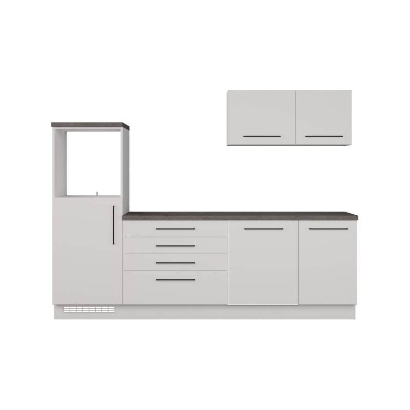 Zestaw kuchenny Novacool NVLSET10 biały/grey rock