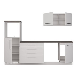Zestaw kuchenny Novacool NVLSET10 biały/grey rock