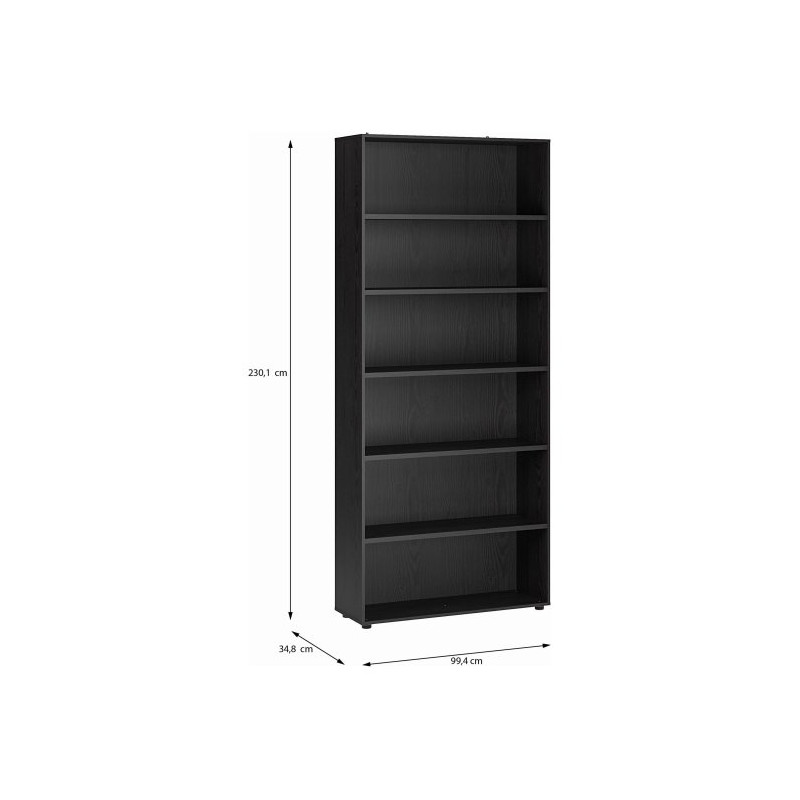 Wysoki regał otwarty 100 cm Moduklix | kolor dąb cabezone