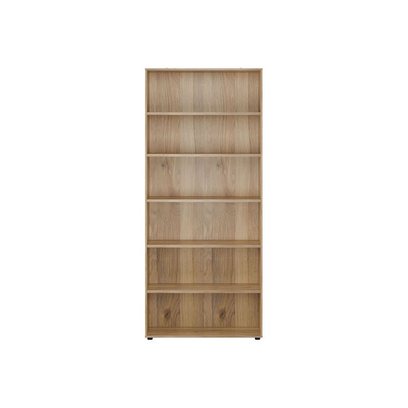 Wysoki regał otwarty 100 cm Moduklix | kolor dąb mauvella