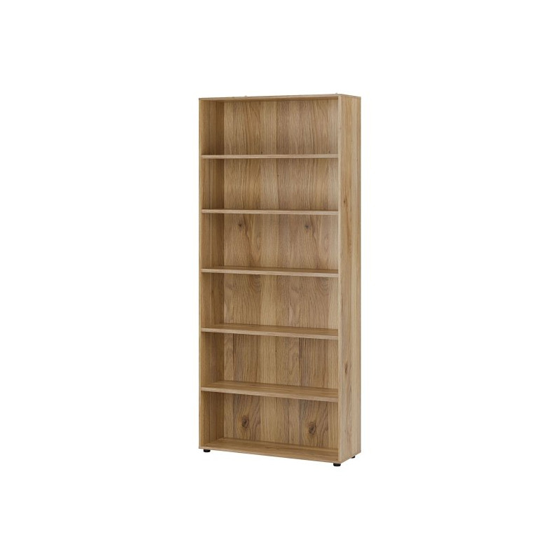 Wysoki regał otwarty 100 cm Moduklix | kolor dąb mauvella