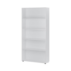 Regał z półkami otwarty 100 cm Moduklix | kolor biały