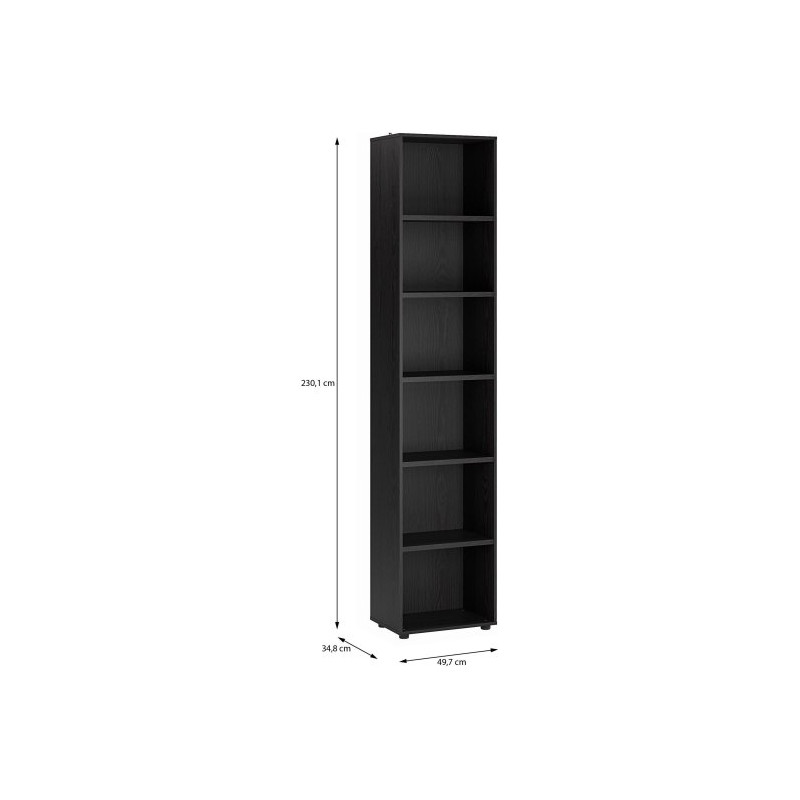 Korpus regału 50 cm Moduklix | kolor dąb cabezone