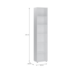 Korpus regału 50 cm Moduklix | kolor biały