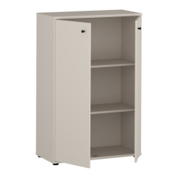 Wysoka komoda dwudrzwiowa Archbox T2KK30 piaskowy