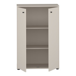Wysoka komoda dwudrzwiowa Archbox T2KK30 piaskowy