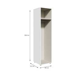 Korpus szafy 50 cm Moduklix | kolor biały