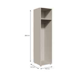 Korpus szafy 50 cm Moduklix | kolor piaskowy