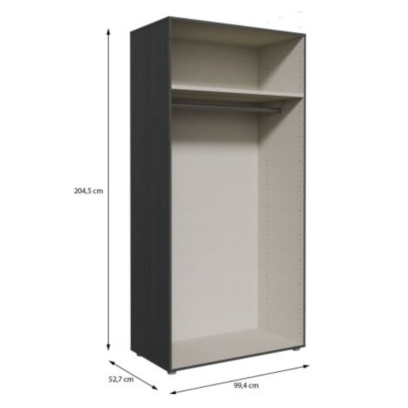 Korpus szafy 100 cm Moduklix | kolor dąb cabezone