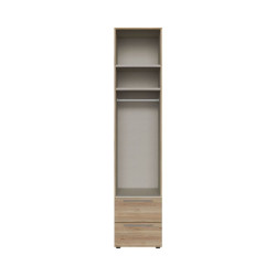 Korpus szafy z półkami 50 cm Moduklix | kolor dąb mauvella