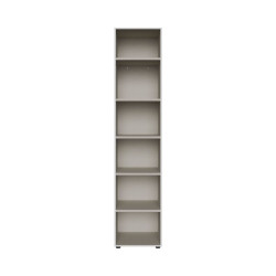 Korpus szafy z półkami 50 cm Moduklix | kolor biały