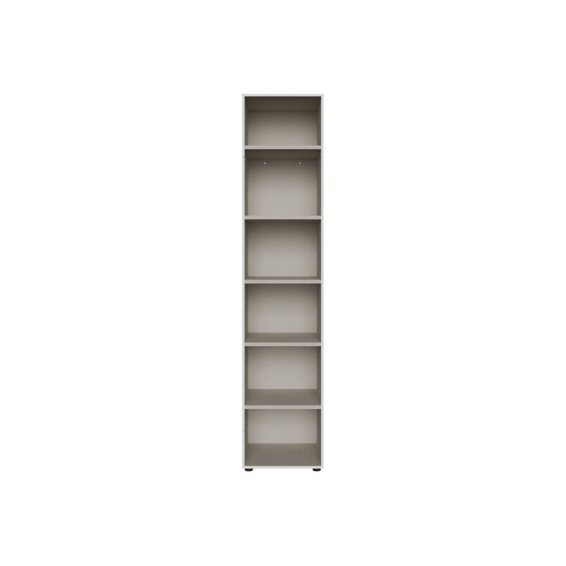 Korpus szafy z półkami 50 cm Moduklix | kolor biały