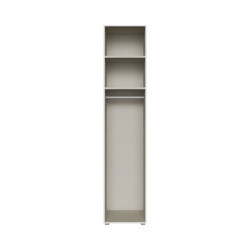 Korpus szafy z półkami 50 cm Moduklix | kolor biały
