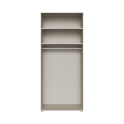Korpus szafy z półkami 100 cm Moduklix | kolor piaskowy
