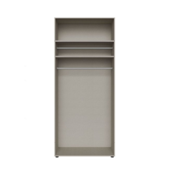 Korpus szafy z półkami 100 cm Moduklix | kolor piaskowy